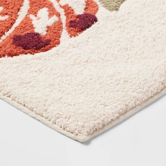 Threshold’s Pumpkin Fall Small Bath Throw Rug - Picture 3 of 7